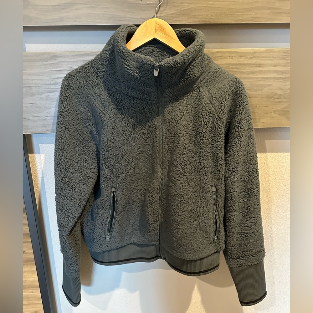 Athleta Sherpa Fleece Full Zip